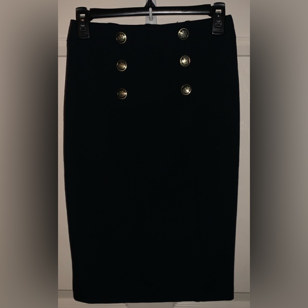 Truth by Republic Button Front Pencil Skirt